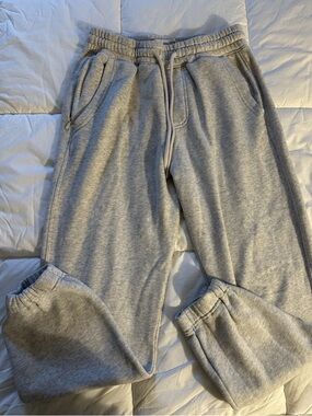 Hollister Light Gray Women's Fleece Joggers